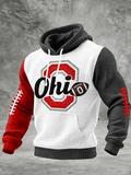 Men'S football Printed Casual Hoodie
