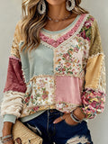 Ladies' Casual Pink Round Neck Sports Shirt