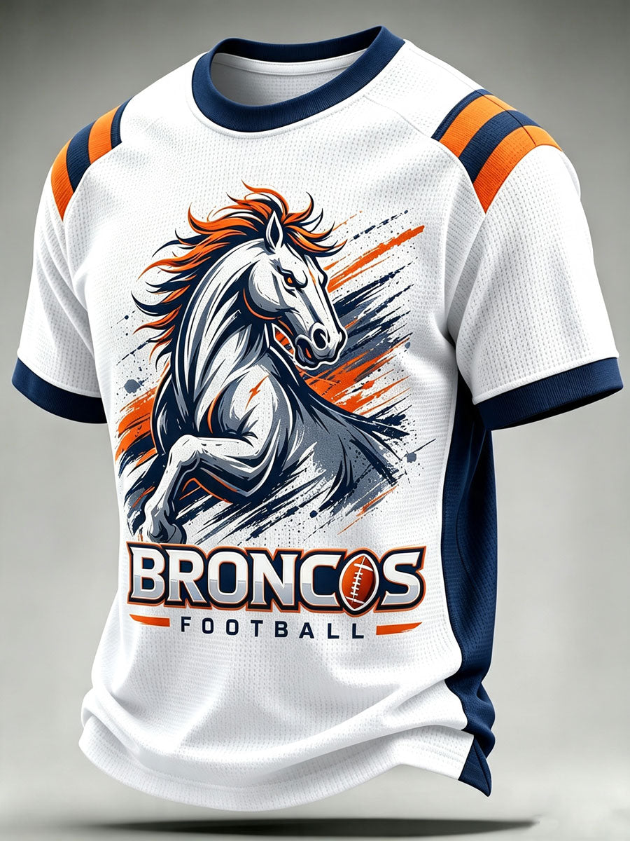 Men'S Football Fan Waffle T-Shirt