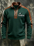 Men'S Eagles Football Fans Patch Work Sweatshirt