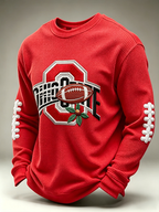 Men'S Rugby Printed Waffle T-Shirt