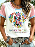 Women'S Disease Awareness Fights Against All Cancer Casual Tops