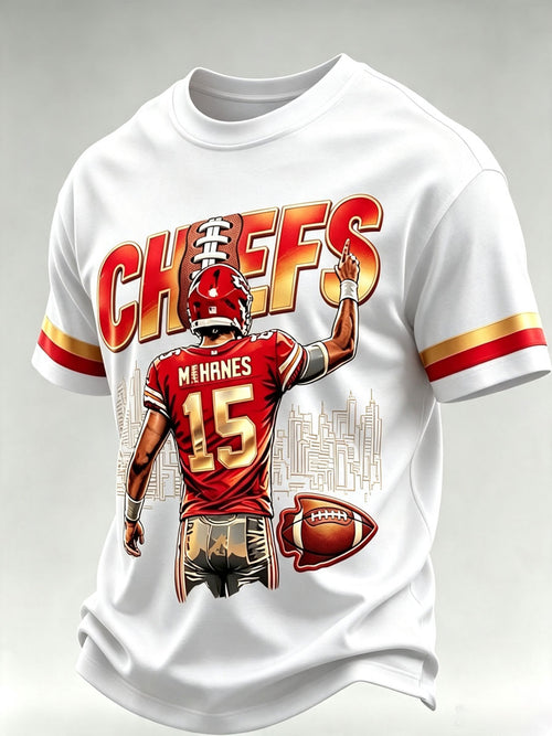 Men'S Football Fan Casual T-Shirt