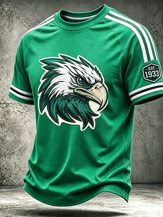 Men's Football Printed Short-Sleeve T-Shirt