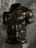Men's 250Th Anniversary Printed Casual Polo Shirt