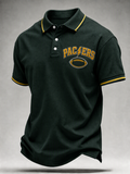 Men'S Football  Short Sleeved Polo Shirt