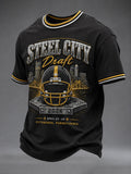 Men's Steel City Football Short Sleeves T-shirt