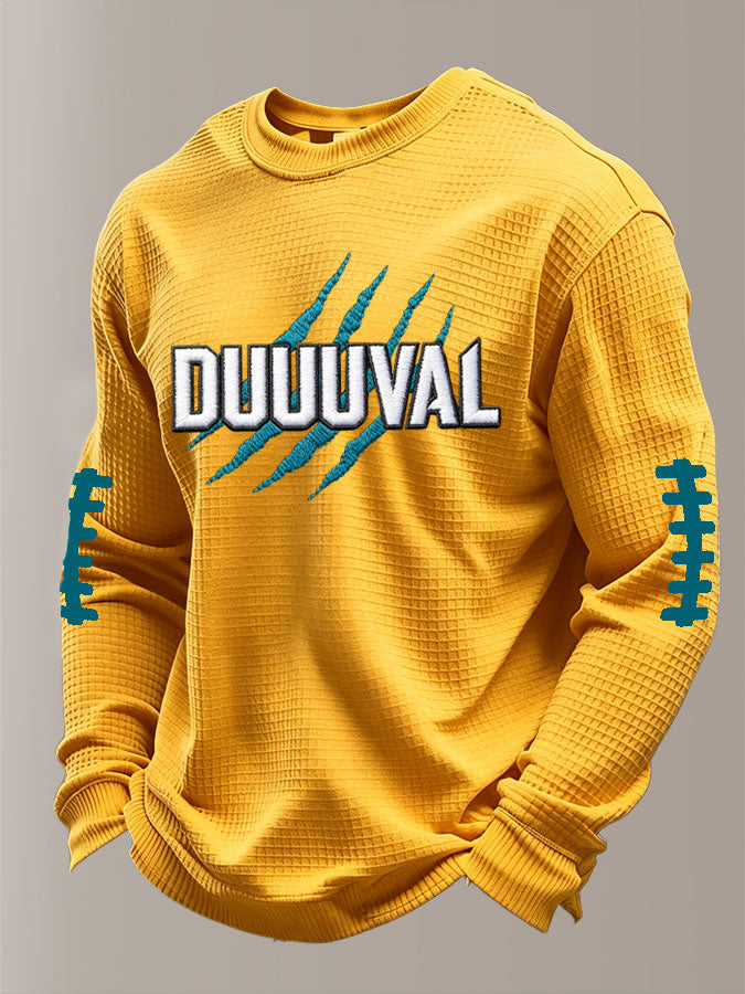 Men'S Football  Printed Waffle T-Shirt