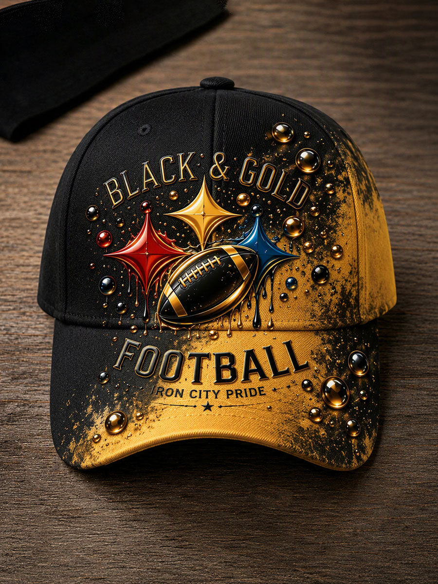 Unisex Football Printed Casual Hat