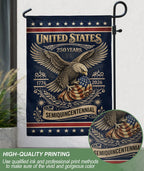 America 250Th Anniversary 1776–2026 House Flag – Patriotic Eagle USA