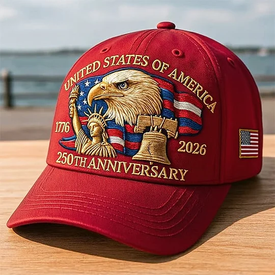 Eagle & Liberty ��� United States 250th Anniversary Hat���(Breathable & Lightweight Comfort & Unisex Fit)