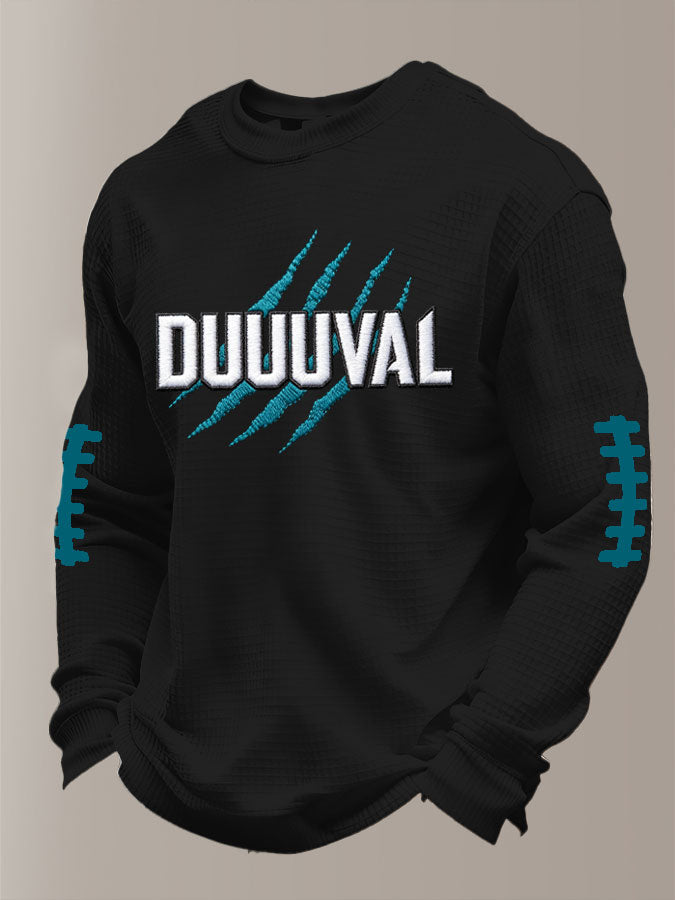 Men'S Football  Printed Waffle T-Shirt