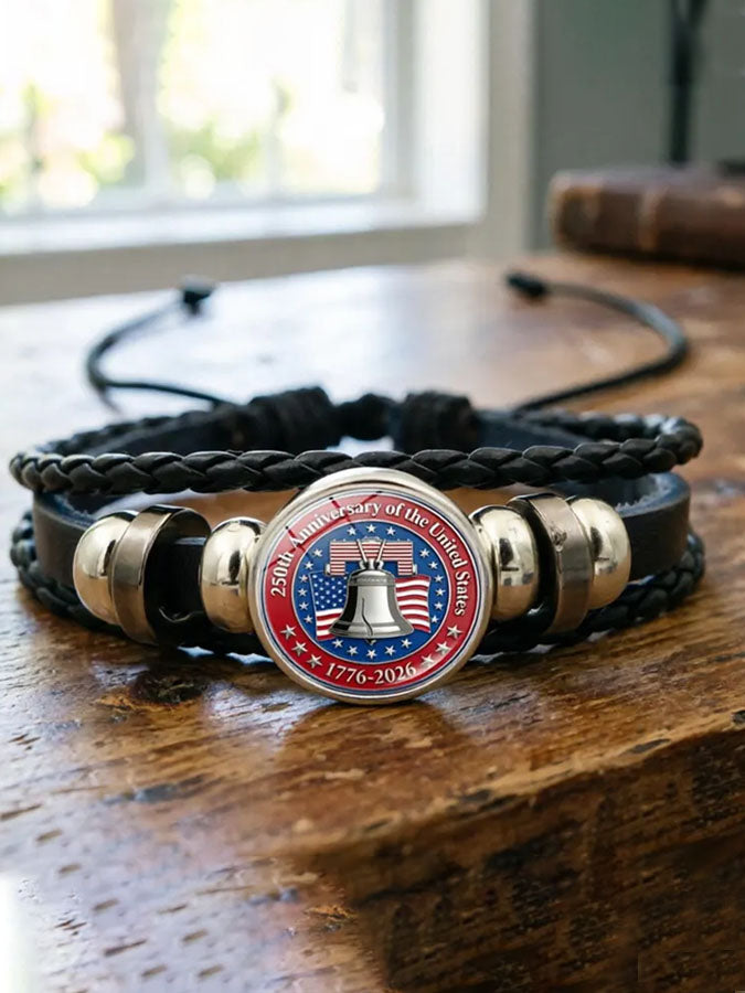 250th Anniversary Leather Bracelet