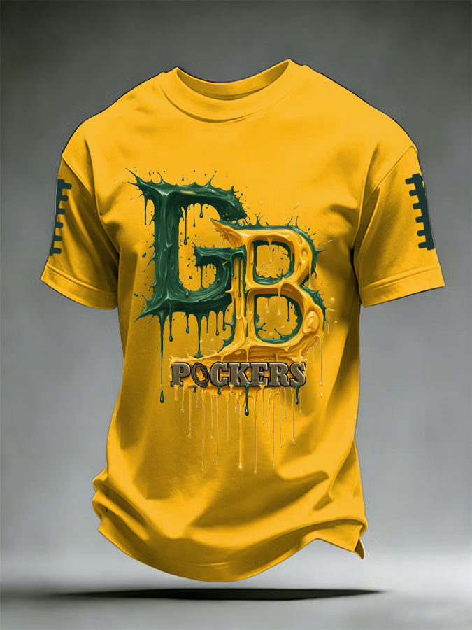 Men's Football Printed Short-Sleeve T-Shirt
