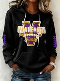 Women's Football Print Sweatshirt