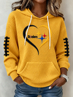 Women's Football Print Sweatshirt