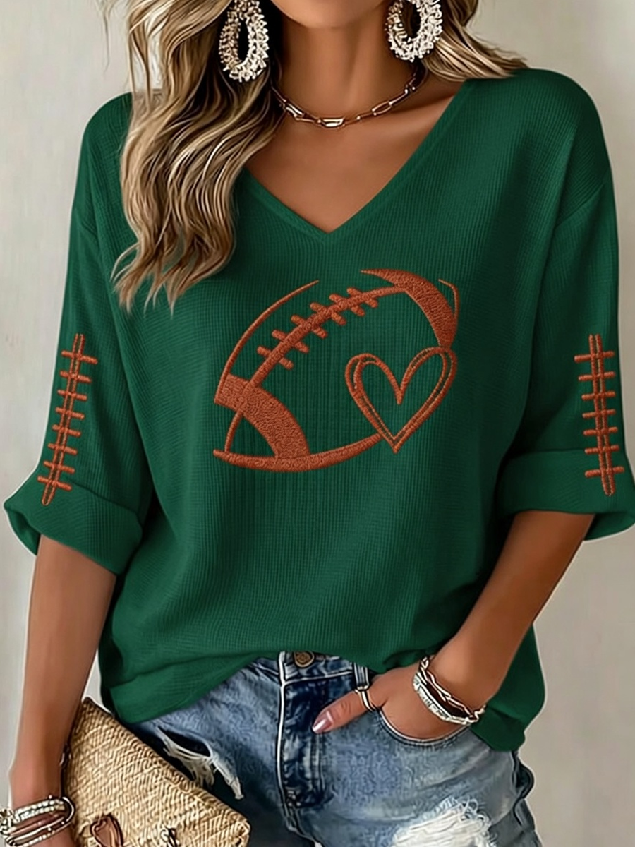 Women'S Sorry Cant Football Bye Print T-Shirt