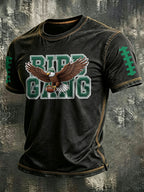 Men'S Football Print  T-Shirt