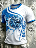 Men'S Rugby Fan Printed Casual T-Shirt