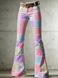 Women'S Floral Printed Casual Pants