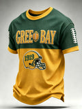 Men'S Football Fan Waffle T-Shirt
