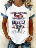 250Th Anniversary Cowboy Shoulder T-Shirt From The United States
