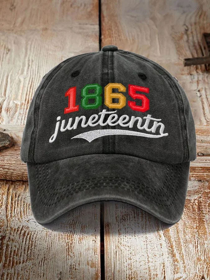 Unisex  Juneteenth 1865 Printed Hat