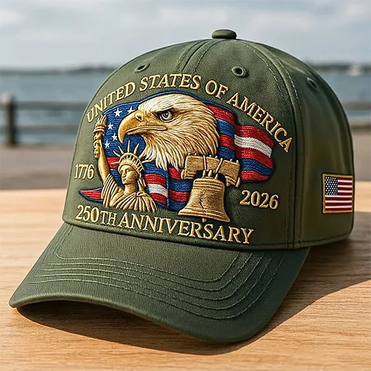 Eagle & Liberty ��� United States 250th Anniversary Hat���(Breathable & Lightweight Comfort & Unisex Fit)