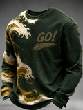 Men'S Football Printed Waffle T-Shirt