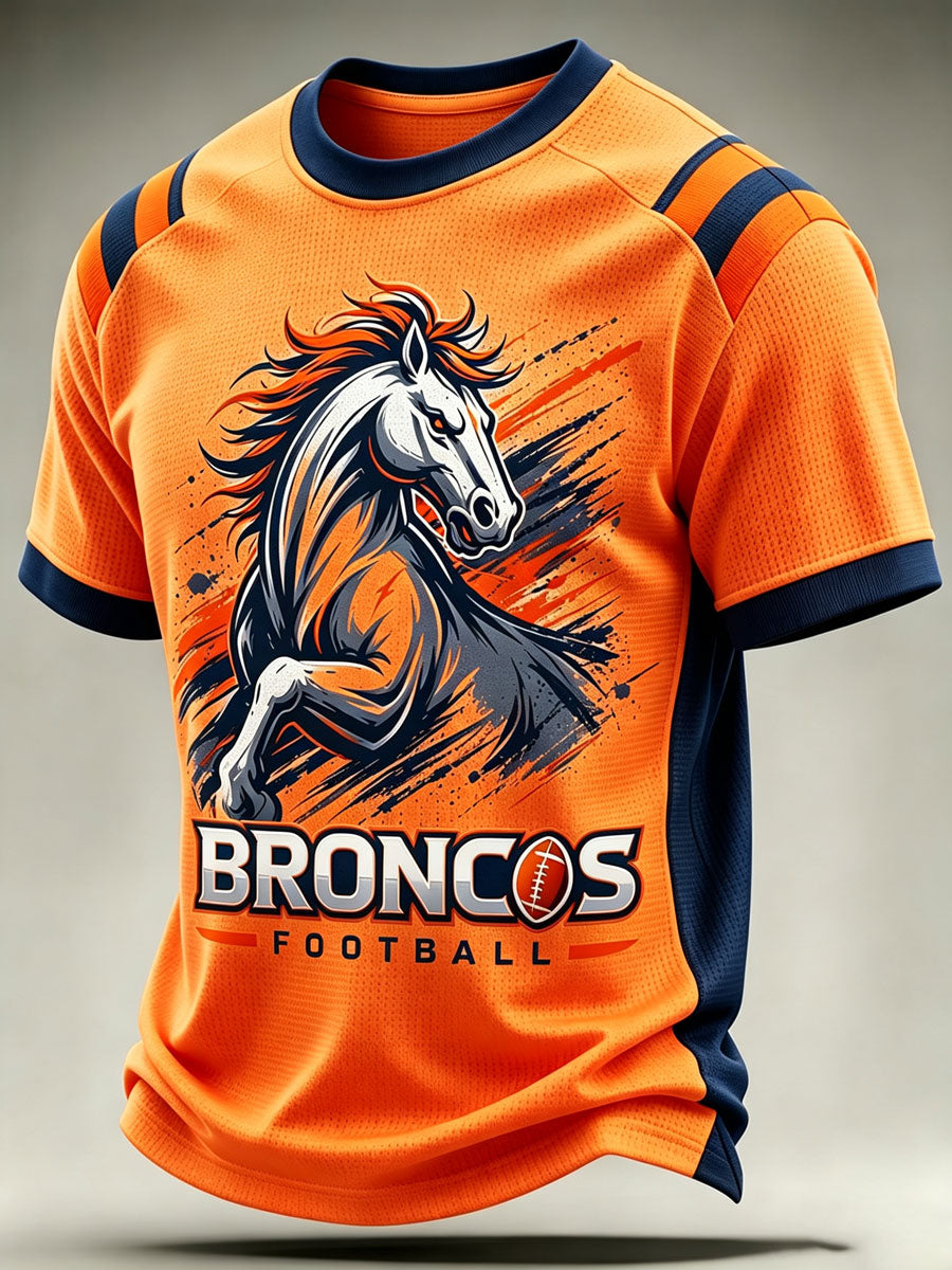 Men'S Football Fan Waffle T-Shirt