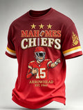 Men'S Football Fan Casual T-Shirt
