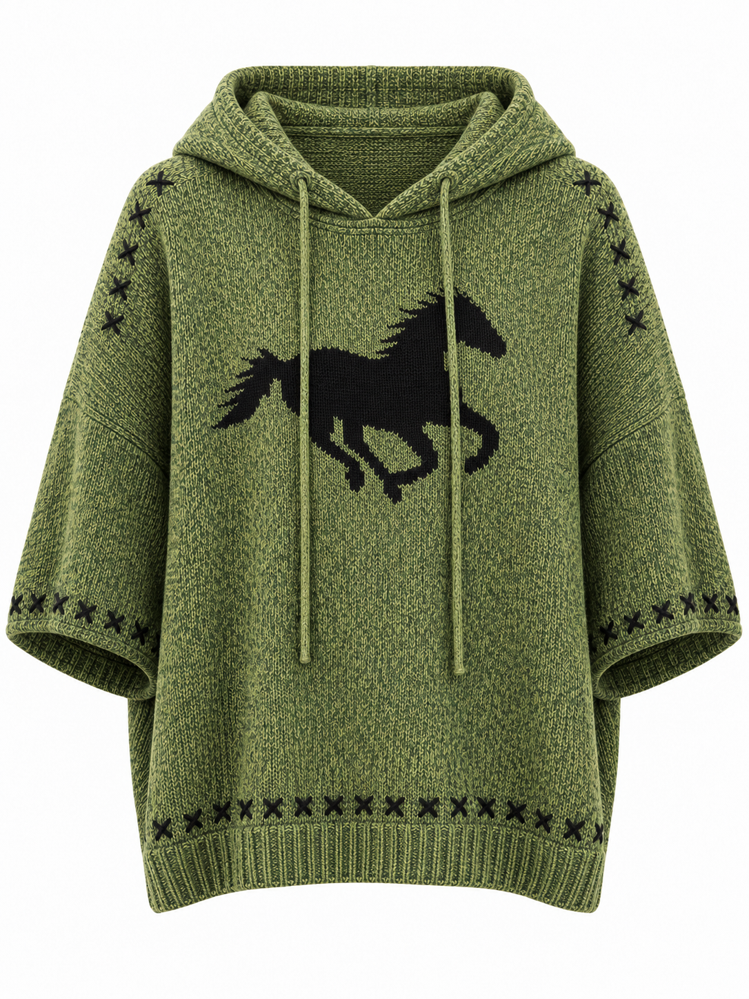 Women's Western Retro Style Animal Printed Hoodie
