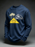 Men'S Football Fan Print Casual T-Shirt