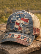 American Cross 1776-2026 Printed Casual Neutral Hat