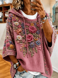 Women'S Vintage Breast Cancer Print Hoodie