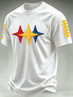 Men'S Football Print Waffle T-Shirt