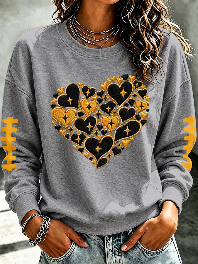 Women'S Football Printed Casual Sports Shirt