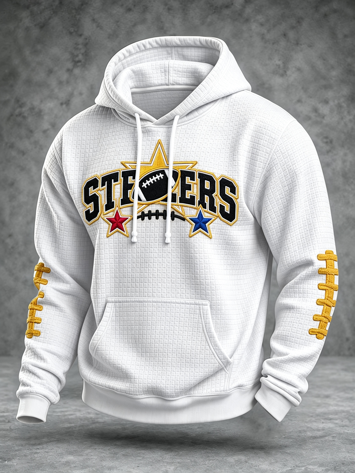 Men'S Football Printed Casual Hoodie
