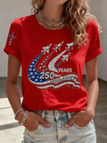 Women'S Casual Patriotic T-Shirt