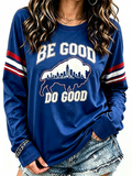 Women'S Football Printed Long Sleeved Shirt