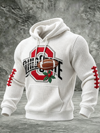 Men'S Rugby Printed Casual Hoodie
