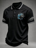 Men'S Sports Football Polo Shirt