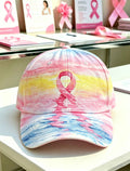 Women'S Casual Breast Cancer Awareness Printing Hat