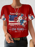 Women's 250th Anniversary Printed T-shirt