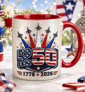 USA 250th Anniversary Accent Mug