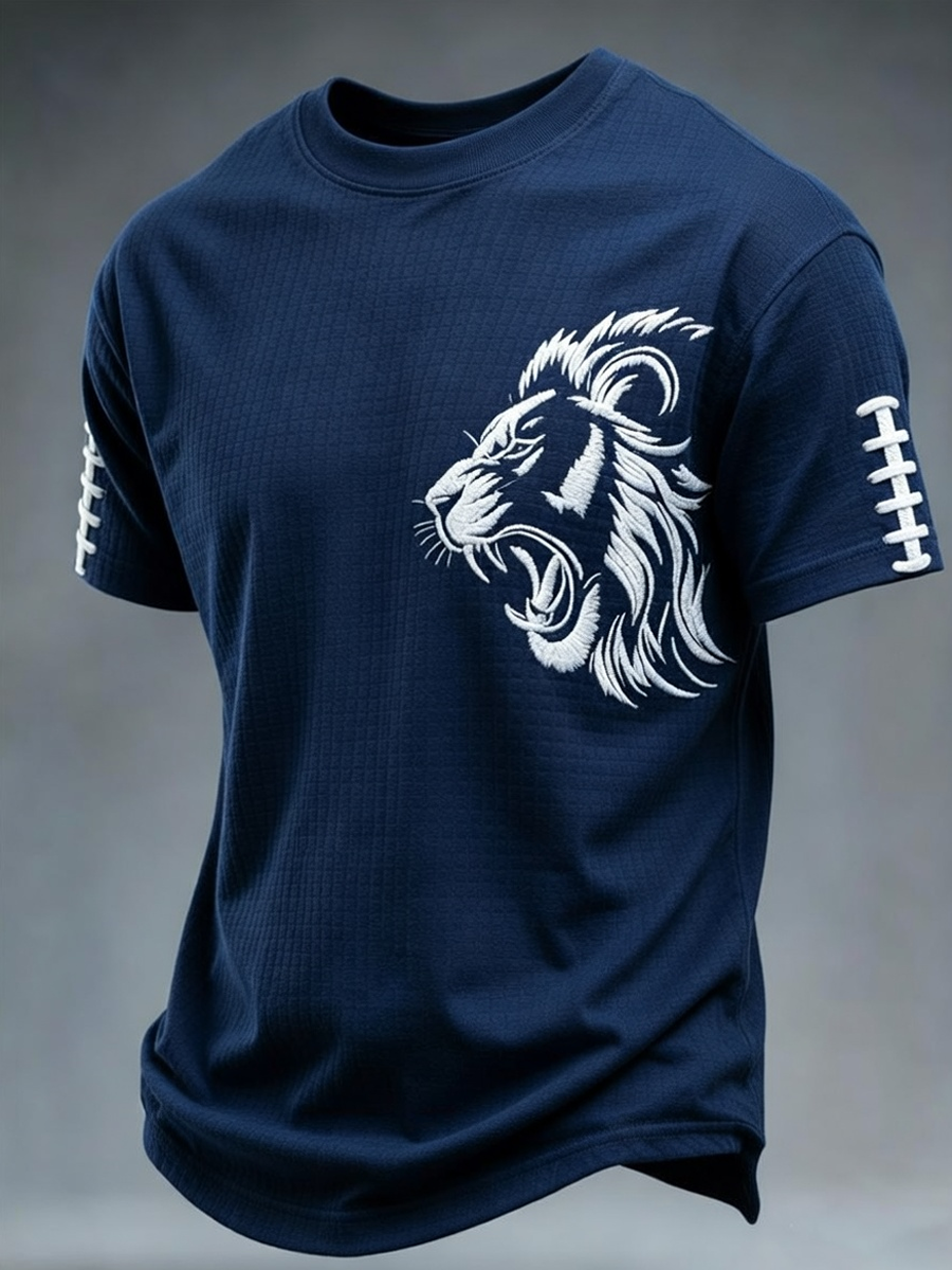 Men'S Rugby Fan Printed Casual T-Shirt