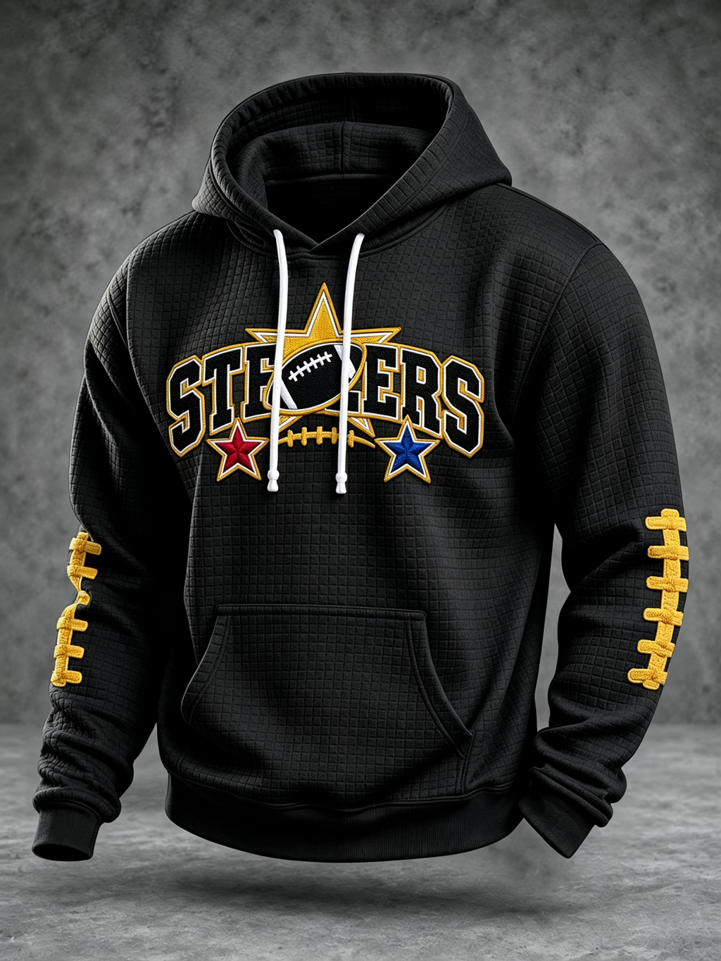 Men'S Football Printed Casual Hoodie