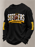 Men'S Football Printed Waffle T-Shirt