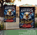 America We The People 250Th Anniversary House Flag - Eagle Freedom