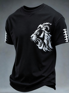 Men'S Rugby Fan Printed Casual T-Shirt